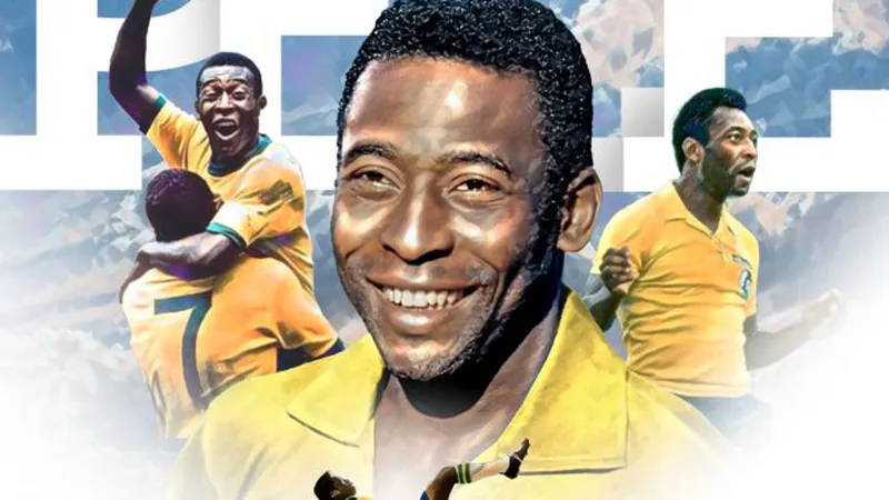 Pele được xem là vị vua của bóng đá thế giới